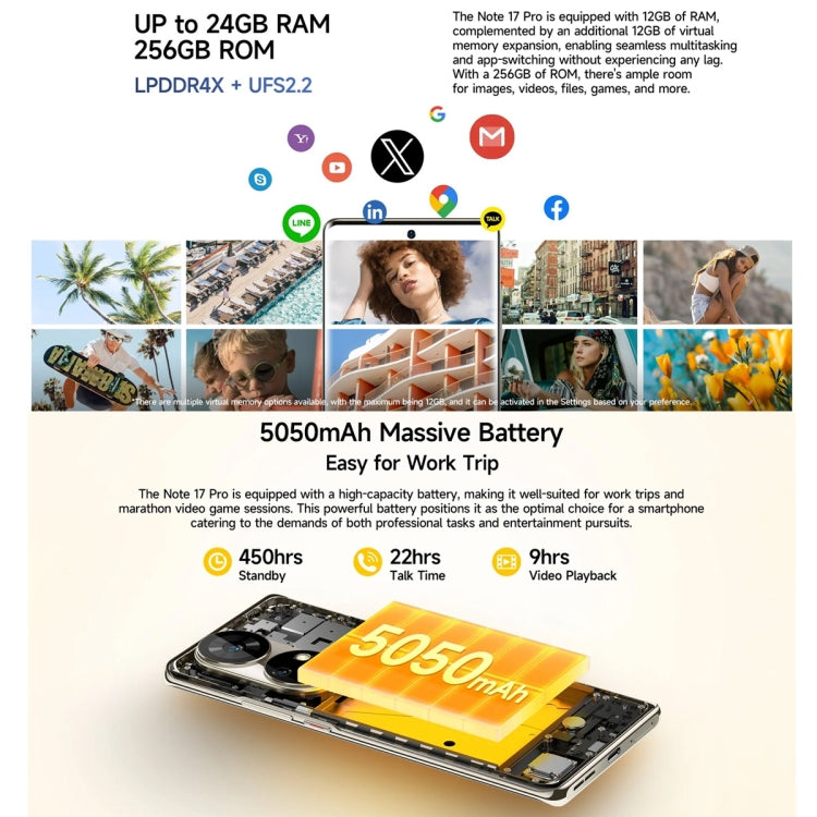 Ulefone Note 17 Pro, Screen Fingerprint, 6.78 inch Android 13 MediaTek Helio G99 MTK6789 Octa Core, NFC, Network: 4G Ulefone Note 17 Pro, Screen Fingerprint, 6.78 inch Android 13 MediaTek Helio G99 MTK6789 Octa Core, NFC, Network: 4G
